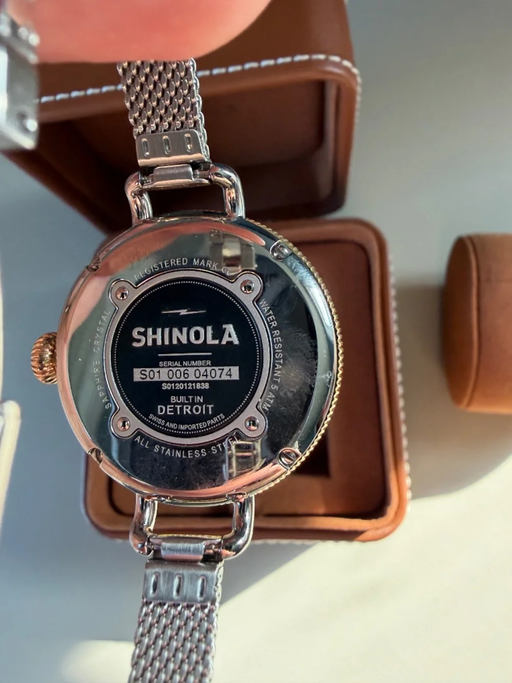 Shinola Women’s Birdy Two Toned Watch - Picture 3 of 3